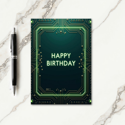 Circuit Birthday Card
