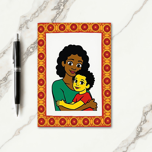 Circular Embrace Art Card