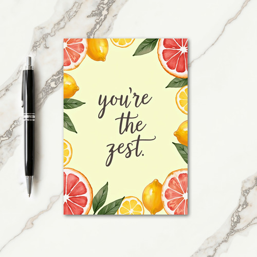 Citrus Youre The Zest Mothers Day Card