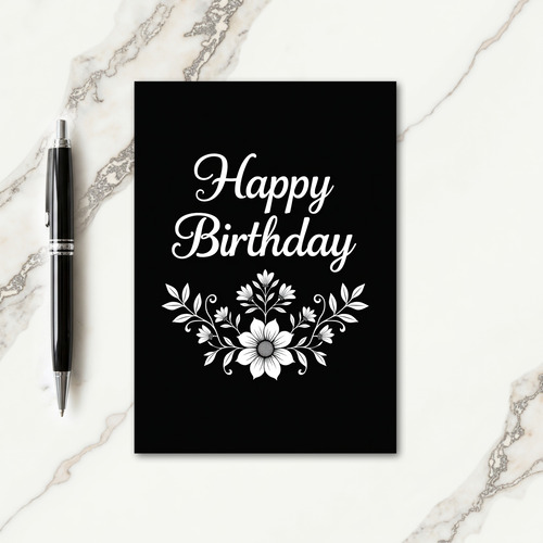 Classic Birthday Bloom Card