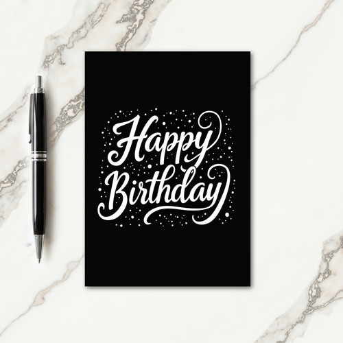 Classic Birthday Wishes Card