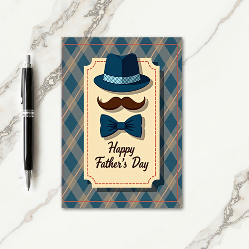 Classic Dads Day Style Card
