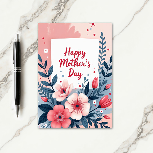 Classic Floral Mothers Day Card