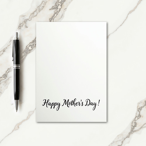 Classic Happy Mothers Day Card