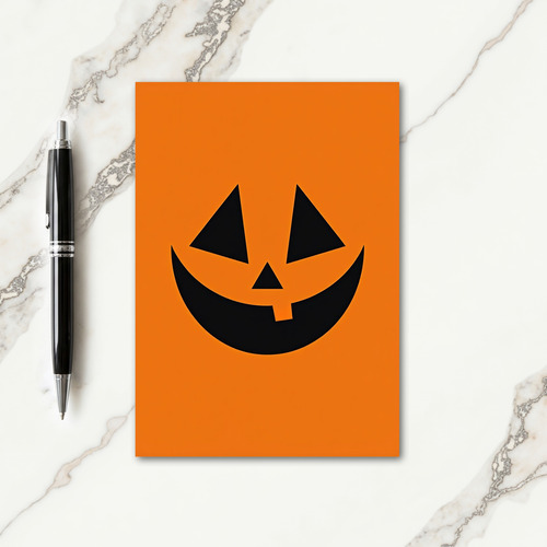 Classic Jack O Lantern Card