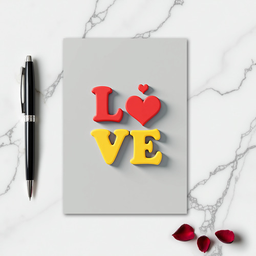 Classic Love Bold Card