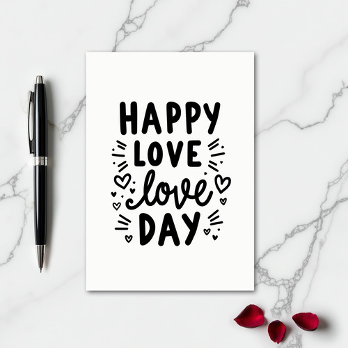 Classic Love Day Card