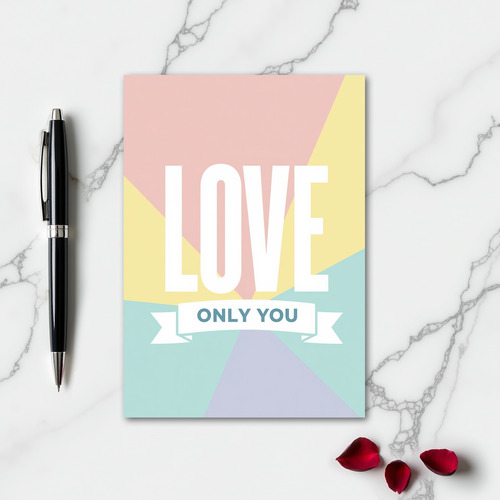 Classic Love Only You Card