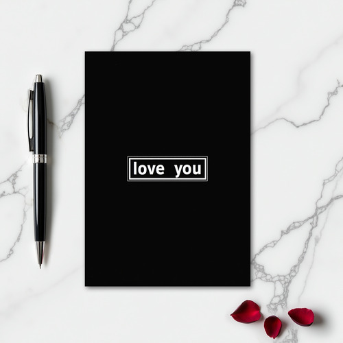 Classic Love You Boxed Card