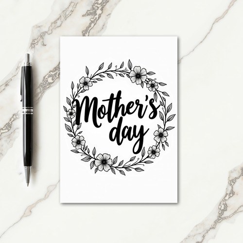 Classic Mothers Day Branch Card