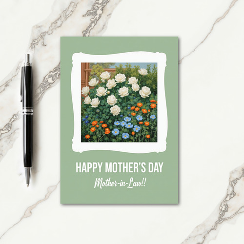 Classic Mothers Day Flower Card