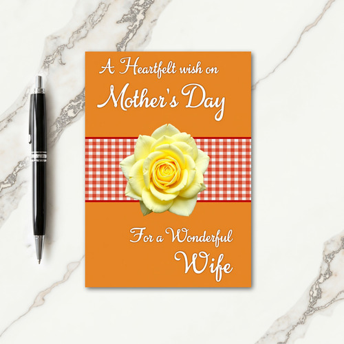 Classic Mothers Day Motif Card