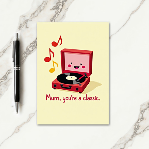 Classic Mums Day Record Card
