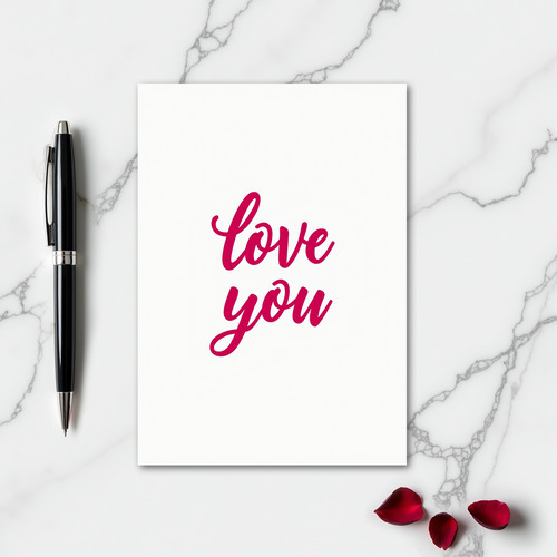 Classic Romantic Love Card