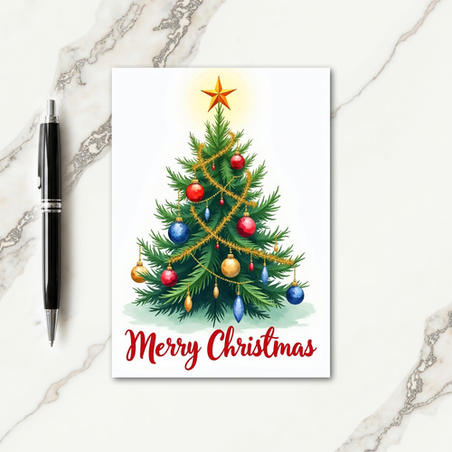 Classic Tree Christmas Card