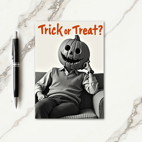 Classic Trick Or Treat Card thumbnail