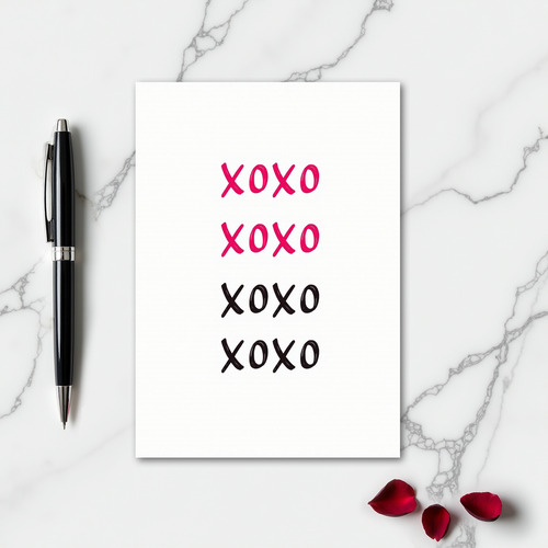 Classic Xoxo I Love You Card