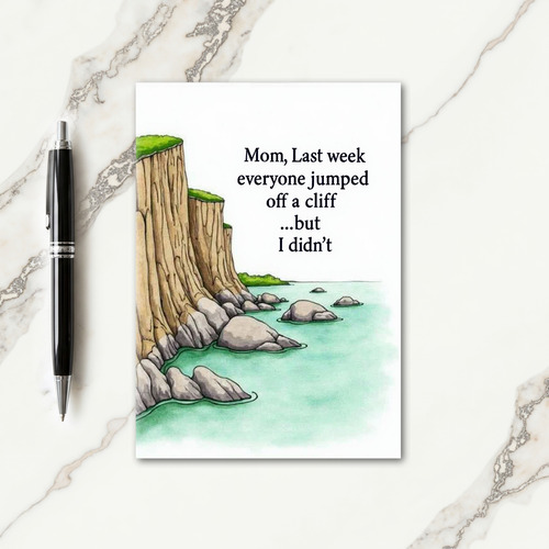 Cliff Mom Choice Message Card
