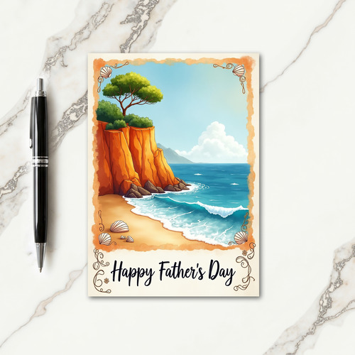 Cliffside Fathers Day View Card