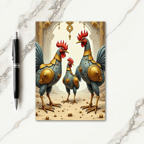 Clockwork Christmas Bird Card thumbnail