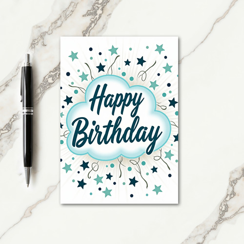 Cloud Birthday Card