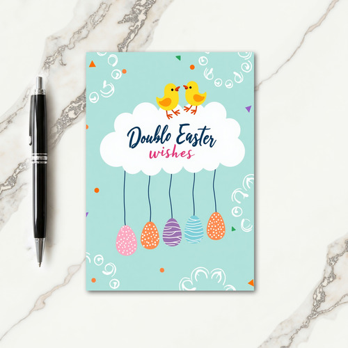 Cloud Shape Celebration Card