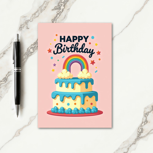 Cloud Star Birthday Card
