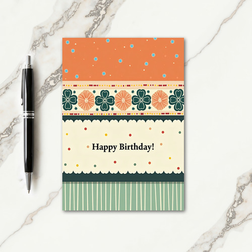 Clover Birthday Card