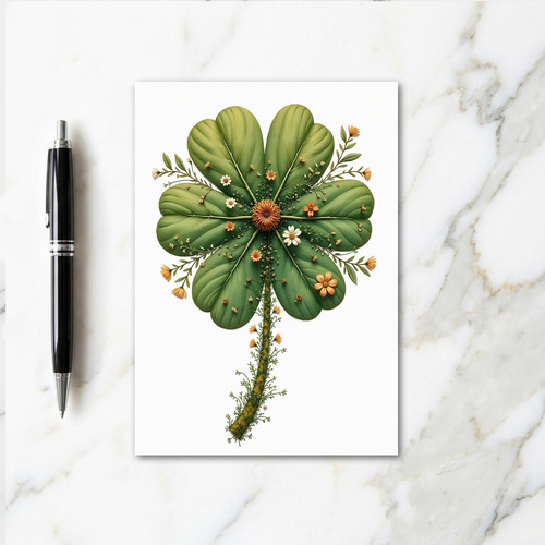 Clover Bloom Pattern Card