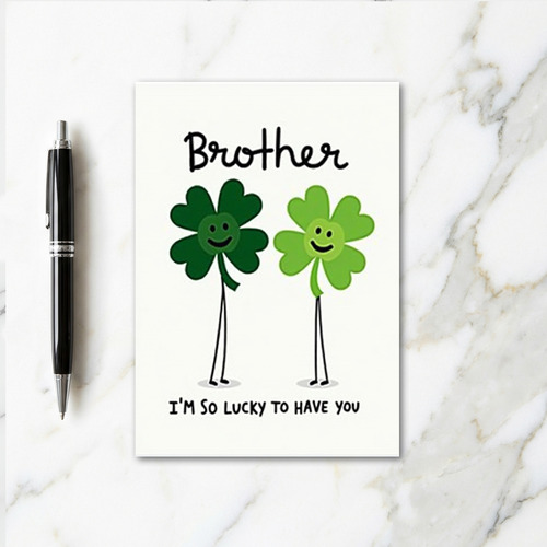 Clover Brother Lucky You Card