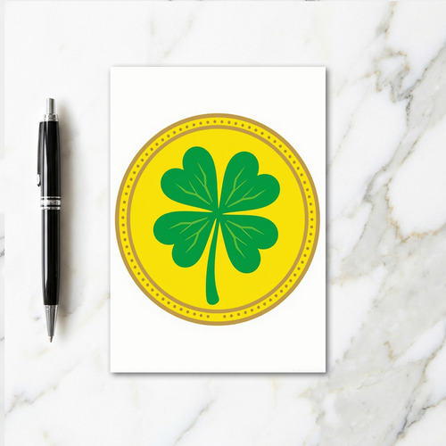 Clover Circle Pattern Card