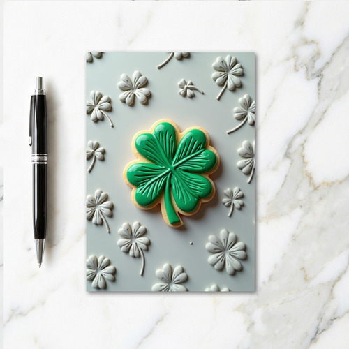 Clover Cookie Pattern Card