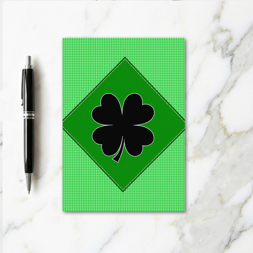 Clover Diamond Pattern Card