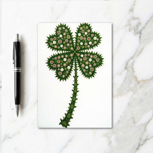 Clover Floral Pattern Card