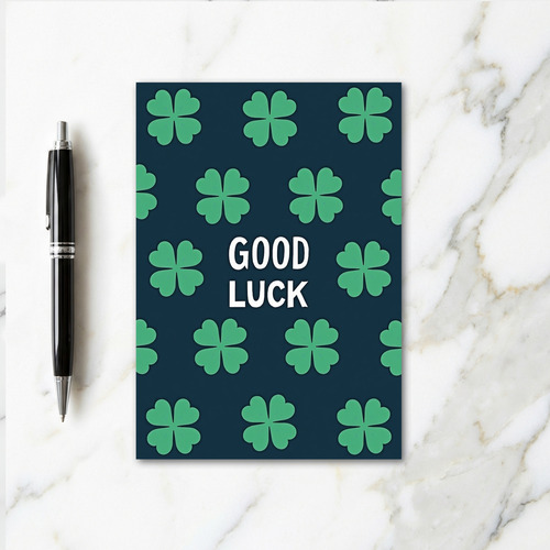 Clover Good Luck Pattern Card