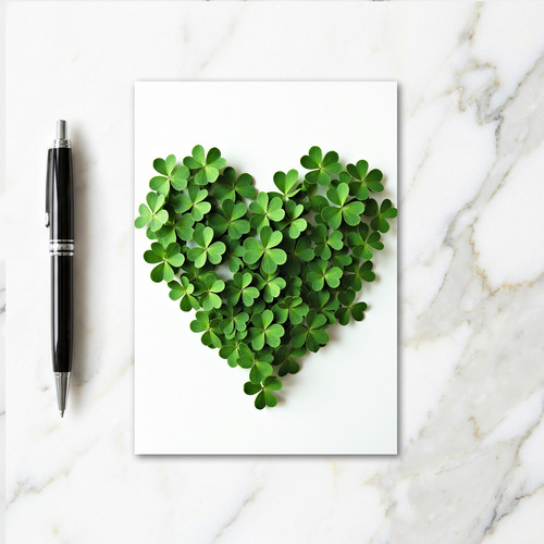 Clover Heart Greeting Card