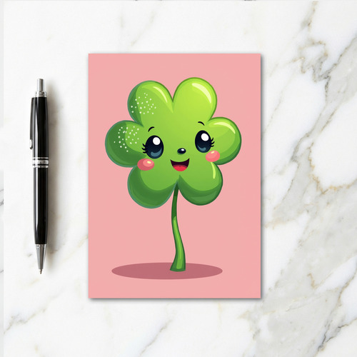 Clover Joy Illustration Card