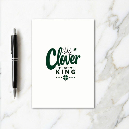Clover King Best Wishes Card