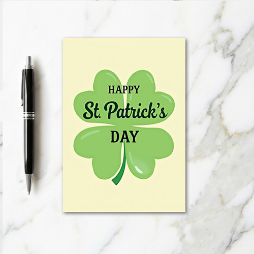 Clover Pattern Happy Day Card