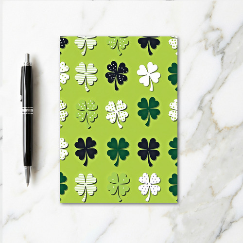 Clover Pattern Lucky Day Card