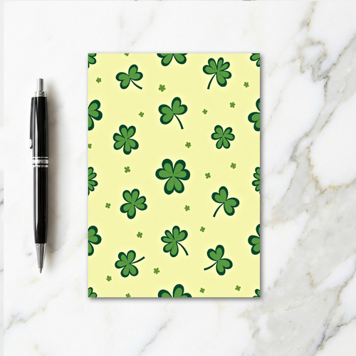 Clover Pattern Springtime Card