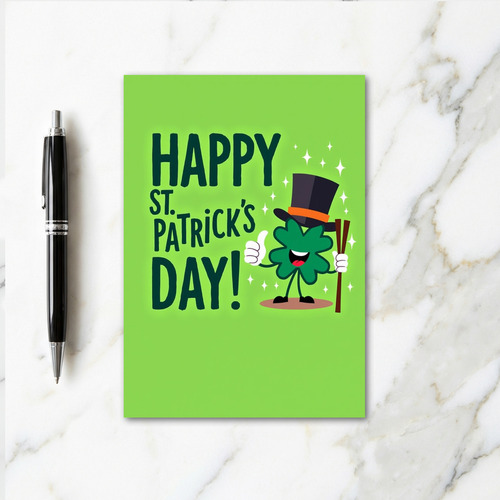 Clover Stars Happy Day Card