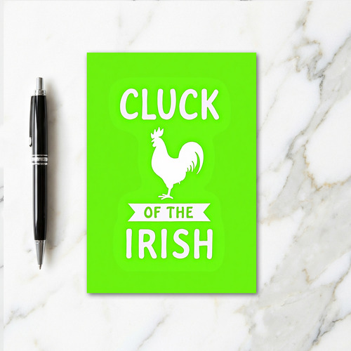 Cluck Of The Irish Fun Card