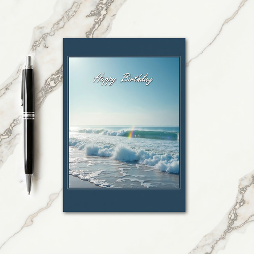 Coastal Birthday Greetings Card