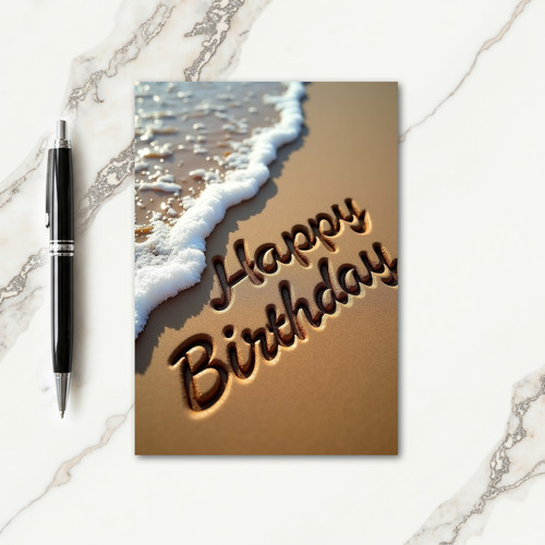 Coastal Birthday Wishes Card