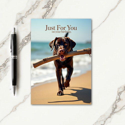Coastal Canine Birthday Card