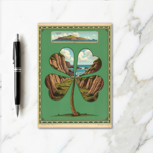 Coastal Clover Scenic View Card