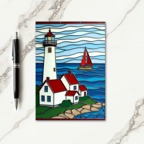 Coastal Fathers Day Art Card