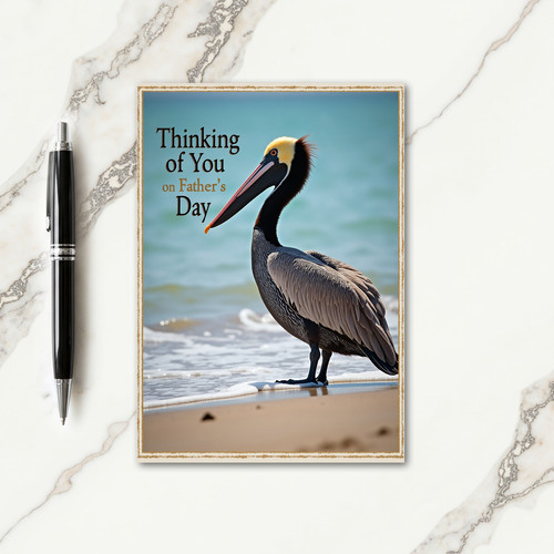 Coastal Fathers Day Bird Card