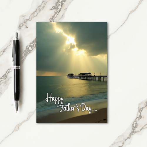 Coastal Fathers Day Light Card